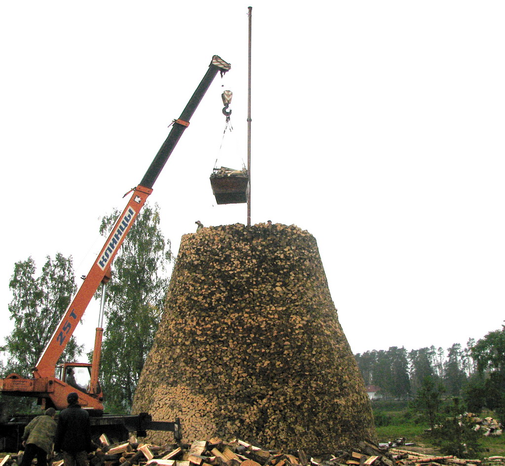 Поленница из дров 22 метра Рыбинск