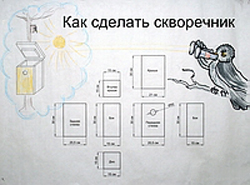 Как сделать скворечник чертеж на на  drovavam.ru 
