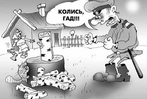 Карикатура про дрова на drovavam.ru